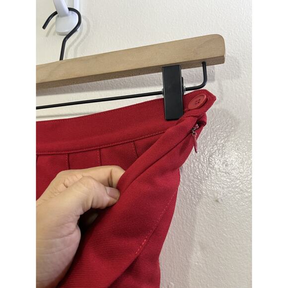 Y2K 90s USA Mini Ruffle Skirt Academia School Girl Retro Preppy Office Clueless - Picture 6 of 13